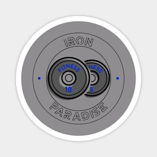 Iron Paradise - T-Shirt Magnet